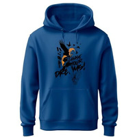 Adro Anime Hoodies For Men, 320 Gsm Soft Cotton Hoodie, Long Lasting Anime Printed Hoodie For Winter | Mens Hoodies | Sweatshirt For Men|H24-Dream-Rb-2Xl Royal Blue