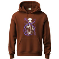 Adro Anime Hoodies For Men, 320 Gsm Soft Fabric, Long Lasting Anime Printed Hoodie For Winter | Mens Hoodies | Sweatshirt For Men |H24-Ani-Br-2Xl