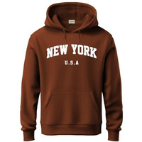 Adro Hoodie For Men, 320 Gsm Soft Cotton Hoodies, Long Lasting Prints New York Hoodie For Winter | Mens Hoodies | Sweatshirt For Men|H24-New-Br-S