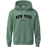 Adro Men's Regular Fit Hoodies| Printed Hoodie | Cotton Hoodies | Sweatshirt For Men | Hooded Hoodie | H24-New-Pt (Pista, X_Large)