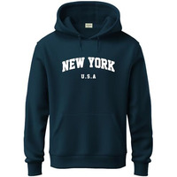 Adro Hoodies For Men | Printed Regular Fit Hoodie For Men | Cotton Hoodie | Mens Hoodies | Sweatshirt For Men | Hooded Hoodie | H24-New-Sb-Large Teal