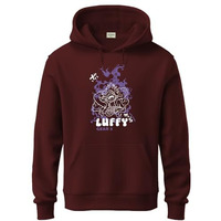 Adro Hoodies For Men | Printed Hoodie For Men | Cotton Hoodie | Luffy Hoodie Gear 5 | Sweatshirt For Men | Anime Hoodie | H24-Luffy-Mr-Xl Maroon