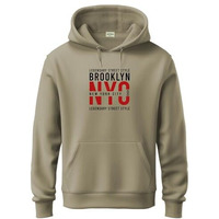 Adro Hoodies For Men | Printed Hoodie For Men | Cotton Hoodie | Mens Hoodies | Sweatshirt For Men | Hooded Hoodie | H24-Nyc-Be-L Beige