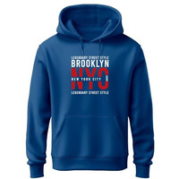 Adro Hoodie For Men, 320 Gsm Soft Cotton Hoodies, Long Lasting Prints New York Hoodie For Winter | Mens Hoodies | Sweatshirt For Men|H24-Nyc-Rb-S Royal Blue