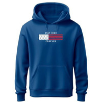 Adro Hoodies For Men, 320 Gsm Soft Cotton Hoodie Fabric, Long Lasting Printed Hoodies For Winter | Mens Hoodies | Sweatshirt For Men|H24-Flag-Rb-2Xl Royal Blue