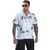 Dhruvi Trendz Mens Rayon Men's Casual Shirt Regular Fit Western (Dt-Ms-6071_White_Xl)