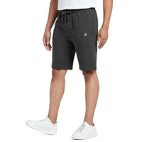 Xyxx Men Cotton Rich Shorts, Regular Fit, Solid, Pack Of 1, Xysht02S, Graphite Grey, S