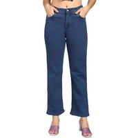 Nifty Women's Denim Stretchable Straight Fit Jeans (1457_Bta_34_Medium_Blue_34)