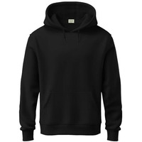 Adro Hoodies For Men | Printed Hoodie For Men | Cotton Hoodie | Mens Hoodies | Sweatshirt For Men | Hooded Regular Fit Hoodie|H24-Pln-Bl-Medium Black