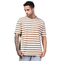 Leriya Fashion Mens T-Shirt | T Shirt For Men| Oversized T Shirt For Men| Loose Fit T Shirt For Men (X-Large, Light Orange)