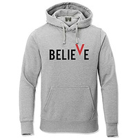 Adro Men's Cotton Neck Hooded Sweatshirt (H21-M-Bvv-Gr_Grey_Xl)