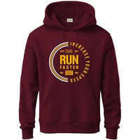 Adro Men's Cotton Neck Hooded Sweatshirt (H24-Fast-Mr_Maroon