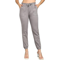 Nifty Women's Denim Stretchable High Waist Joggers (1470_Jogr_Grey_30_Grey_30)