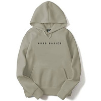 Adro Men's Cotton Neck Hooded Sweatshirt (H22-1-Ar2-Ch_Beige_S)