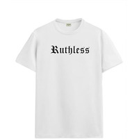 Adro Mens Printed T Shirt - Premium Cotton Graphic Printed Tshirt - White T-Shirt - Rn24-Ruth-Wh-2Xl