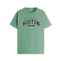 Adro Mens Printed T Shirt - Premium Cotton Graphic Printed Tshirt - Pista T-Shirt - Rn24-Bost-Pt-M