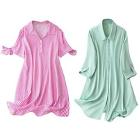 Leriya Fashion Rayon Women Above The Knee Western Dress (Lf-Wd1099&Wd1143_Pink&Green