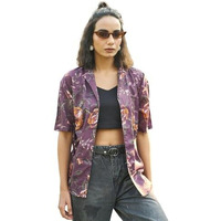 Leriya Fashion Solid Regular Fit Shirt For Women (Lf-W2211_Purple