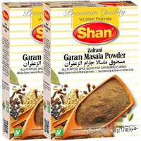 Shan Zafrani Garam Masala, 1.76 Oz 50 G, 2 Pack - Saffron, Powder