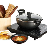 Vinod Hanos Hard Anodised Non Stick Deep Kadhai with Glass lid - 3.1 litre, 24 cm | 3.25mm Thick | 5X Non Stick | Metal Spoon Friendly | Induction base | 2 Year Warranty