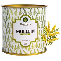 The Indian Chai One Herb - Mullein Tea 40G ,Mullein Leaf For Lungs Detox Tea, Herbal Support For Healthy Respiratory & Immunity ,Helps Soothe Sore Throat, Helps Relieve Anxiety