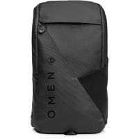 HP OMEN Transceptor 15 Backpack, 15.6 inch, 20L Capacity, Water Resistant, Padded Laptop Compartment, Ergonomic Design, Trolley Pass-Through, 1-Year Warranty, 0.84 kg, Black, 7MT84AA