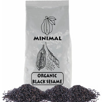 Minimal Raw Organic Black Sesame Seeds 900gm - Til Seeds for Eating Organic Black Gingelly Oil Seeds ( Kaale Til for Weight Loss And Eating Unhulled )