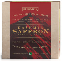 Keynote Kashmir Saffron | Kashmiri Kesar | Keshar | Whole Threads | Gift Box | Vacuum Packed Glass Bottle 3 grams | Pack of 1