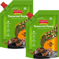 FAZLANI FOODS Fresh Desi Tamarindpaste Ready To Use Thick Coarse For Cooking Paste, Gluten Free, Pack Of 2, 500Gm Each