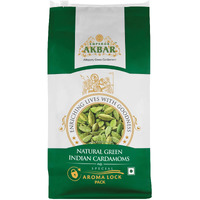Emperor Akbar Cardamom (Elaichi)- 250g - Green Cardamom in Superior Aroma-lock Pack (Green Grade  7 to 8mm)