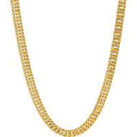 Fashion Frill Golden Chain For Men Boys Gold Plated Chain Necklace For Men Women Boys Stylish Goldn Chain Gifts For Husband Boyfriend Mens Jewellery