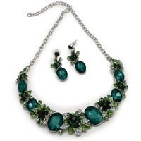 SOHI Blue stones Statement Necklace Set | Gold Plated jewellery set for women and girls | Necklace and Earrings set | Blue stone jewellery set| Indo-western Fashion jewellery