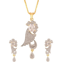 Swasti Jewels Fashion Jewellery Set Pendant Earrings for Women