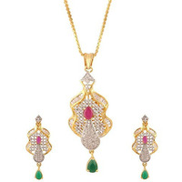Swasti Jewels Fashion Jewellery Set Pendant Earrings for Women