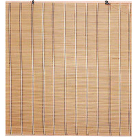 About Space Bamboo Curtain - Roll up Bamboo Curtain/Blinds with Sun,Dust,Privacy & Cold Protection for Window,Door,Hut Screen,Dhaba,Restaurant,Hotel - (Beige,6 Ft Height x 5 Ft Width)(Pack of 2)