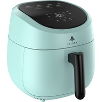 SOLARA Xtra Large Digital Air Fryer for Home Kitchen with 8 Pre set modes for Indian cooking | 5.5L basket | Mobile app with 100+ recipe eBook and Videos | Aqua