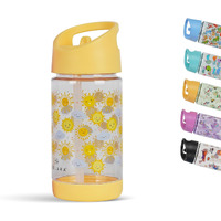 SOLARA Tritan Water Bottle for Kids 400ml, Kids Water Bottle, Sipper Water Bottle, BPA Free, Leak Proof, Food Grade, Sunny