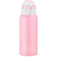 CRYA Zenith 600ML Stainless Steel Water Bottle for Hot and Cold Beverages for Upto 24 Hours, BPA Free and Leakproof Thermosteel Double Walled Insulated Vacuum Thermos Flask (600 ML, Blush Pink)