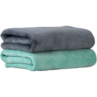 Yellow Weaves Super Soft Microfiber Hand Towels, Gym & Workout Towels, Pack Of 2, 250 Tc ,Color - Grey
