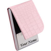 Celebr8 Personalized/Customized Debit/Credit Card Holder with Name Engraved, ATM/Business/Visiting Card Holders for Women | Rakhi Hamper for Sister | Slim Wallet for Women | Birthday Gift for Women