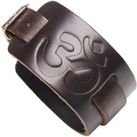 Young & Forever Gift Mentastic Collection Brown Leather Rakhi Bracelet For Men Fancy Bracelet For Men (brown)