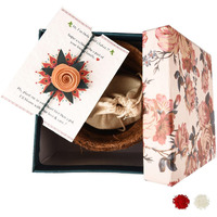Plantable Seed/Bio/Eco-friendly Handmade Rakhi for Rakshabandhan - (Marigold)