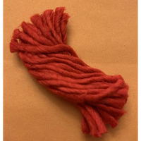 Om Phool Batti Premium Long Cotton Wicks for Diya 500 Pcs, Thiri Rui Lambi Batti for Puja Aarti, 3.5 Inches (Red, Pack of 500)