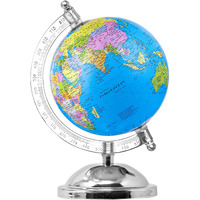 zest 4 toyz Globe Educational 7 Inches Height Metal Base Globe Home Decor World Globe Office Decor Gift Item Show Piece