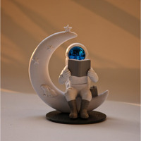 Street27 Cute Outer Space Astronaut Figurine Action Figure Toys Statue for Showpiece Home Living Room Decor Office Desktop Decoration Car Dashboard, Kids Birthday Party Gift