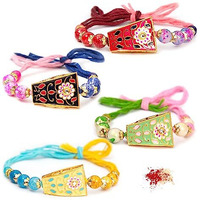 To The Nines Rakhi for Brother with Tilak Material & Greeting Card - Pack of 4 Rakhi