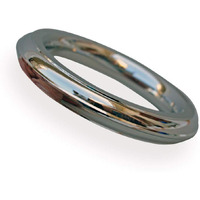SS Padam Handicraft Industries Heavy Stainless Steel Sikh Kada for Men (Silver, 7.1 cm)