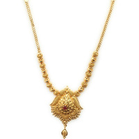 Sasitrends One Gram Traditional Micro Gold Plated Necklace For Women and Girls