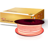 wipro Garnet 50 mtr LED Strip Light| 120 LEDs/mtr | Red | IP65-Waterproof | Flexible Rope Light for Outdoor & Indoor Decoration for Diwali, Christmas|Strip for Balcony, False ceiling|Pack of 1