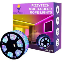 fizzytech Super Bright 40 Meter Waterproof LED Ceiling Light for False Ceiling,Cove Light, Led Strip Light for Home Decoration,Diwali,Christmas-Modes Changing Lights of Home Decoration (Multicolor)